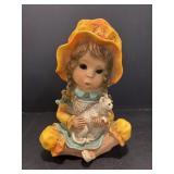 10"H 1970s Chalkware Universal Statuary Girl