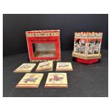 Vintage My Musical Merry Go Round & 5 Books works