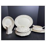Crooksville China Platter, Serving Dish, Gravy...