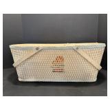 Vintage Wicker Moses Basket 20"x13"