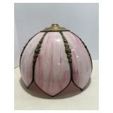Stained Glass Lamp Shade 13" Dia 10"H