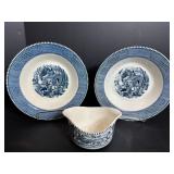 Vtg  Currier & Ives serving bowls