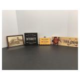 Indian Welcome Sign & Misc