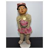 Old Sawdust filled Vtg Japanese bisque doll...