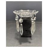 Glass mantle candle luster disc & prisms
