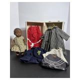 Vtg Tool-L-Tot rubber doll & doll clothes & Vtg...