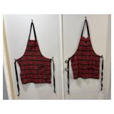 2 Christmas Aprons