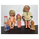 1986 Vtg flower petal doll 5"H "Kenner Rose"...