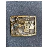 Rockford Truck sales GMC belt buckle