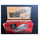 Vtg French fry cutter & Hostess frozen food saw