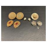 Antique shoe clips & scarf clips