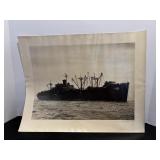 Photograph of U.S. Navy Ship marked Santa...
