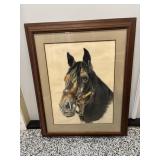 Vtg Horse picture of "Upper Classman" by DeAnn L..