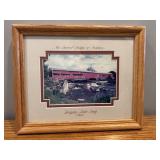 Framed photograph of Bridgeton covered...