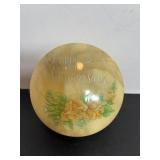 Vtg hand carved genuine alabaster trinket...