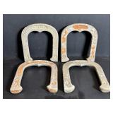 Vtg Prep aluminum horse shoes