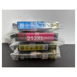 212 ink cartridges - black, yellow, cyan &...