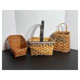 1991 Longaberger basket & patriotic baskets