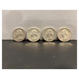 (4) 1964 Silver USA Washington Quarters-D