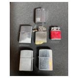 Vtg Regens side squeeze lighter & misc lighters