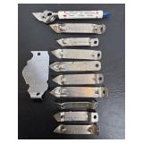 Vtg bottle / can openers Bud, Hamms,...