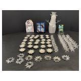 Snowmen memorabilia & Christmas light covers...