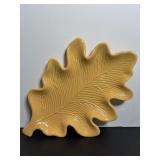 Beautiful harvest gold leaf platter