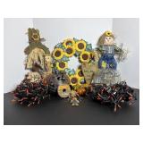 Fall decorations (lights work)