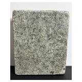 Antique soapstone warming stone
