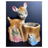 Vtg Walt Disney Bambi Planter