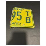 Land of Lincoln Vtg Illinois License plate from...