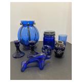 Cobalt Blue Bottles, Misc. Items. No Closure on ..