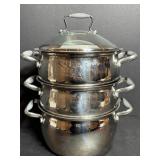 Belgique 4 qt stainless steel pan with...