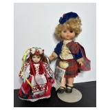 Vtg dolls 9" & 12"