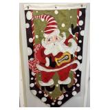Seasonal decorative flags (3) Santa 30"x 59",
