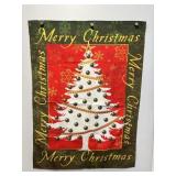 Seasonal decorative flags (4) 27" x 36"...