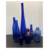 Cobalt Blue Bottles