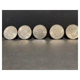 (2) 1971 USA Eisenhower dollars D mint mark...