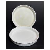 Corningware 10" tart dishes