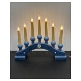 Vtg Swedish Blue Advent Christmas candle...