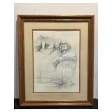 Pencil drawing Native American ...