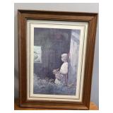 Framed print titled Summer Day Dreams....