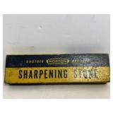 Vintage Norton Medium Sharpening Stone  with Box