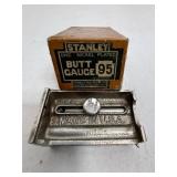 Vintage Stanley 95 Butt Gauge with Box