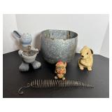 Planter & Bunny Decor