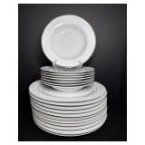 Dinnerware 11 12" Plates, 8 Soup Bowls