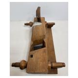 Vintage Pittsburg PA Wood Plow Plane #115