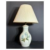 26.5" Hand Painted Stoneware Lamp