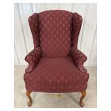 Maroon Wing Back Chair