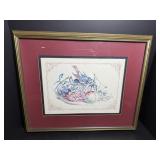 22"x18"H Framed Print Gathering From Orchard